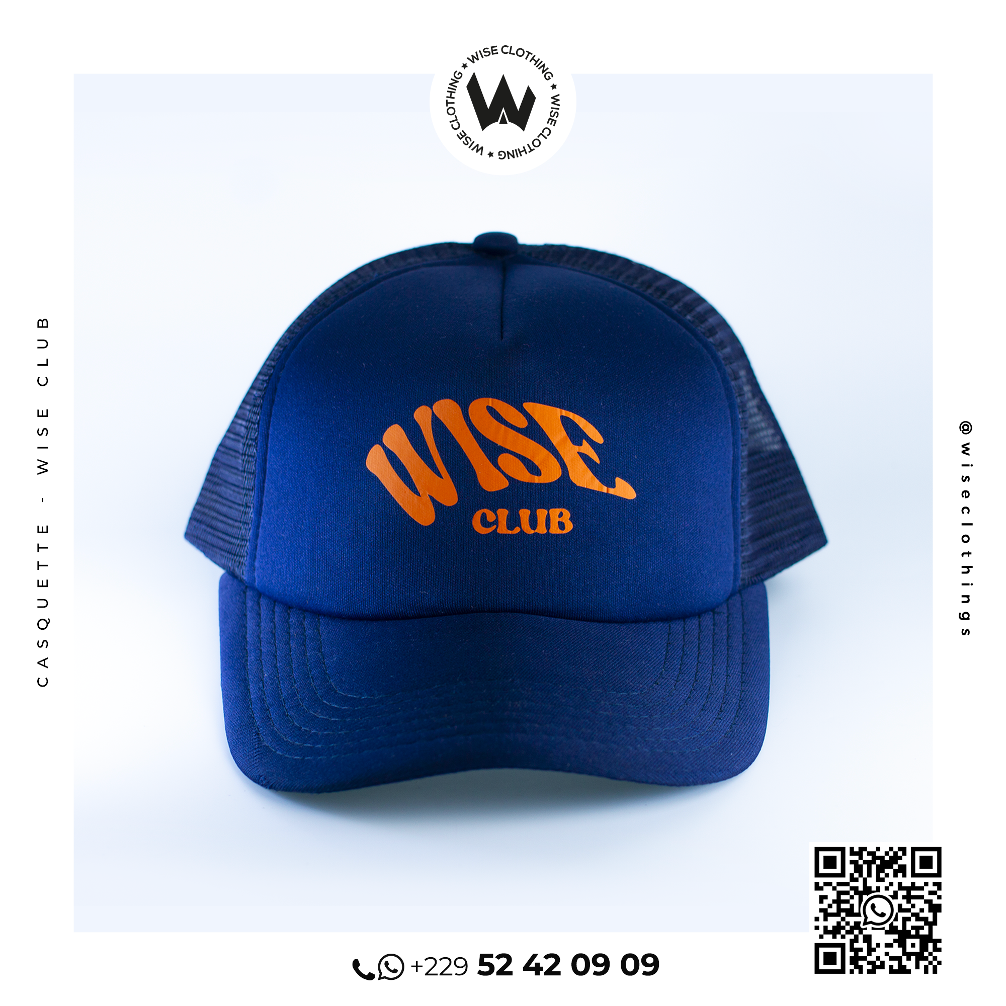 Casquette “Wise Club” Blue