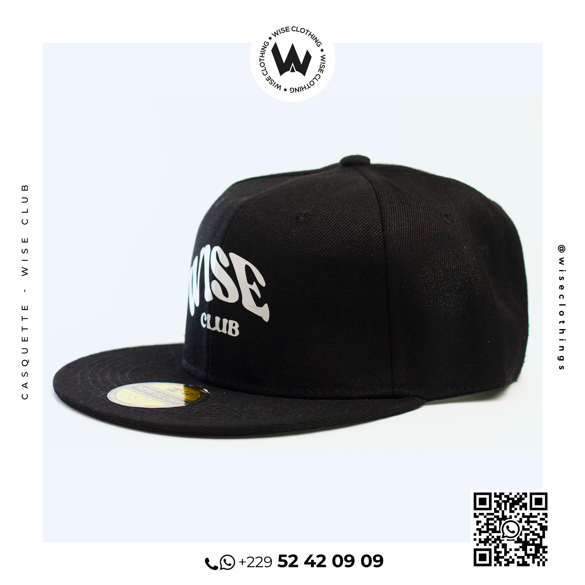 Casquette “WISE CLUB” Snap 3