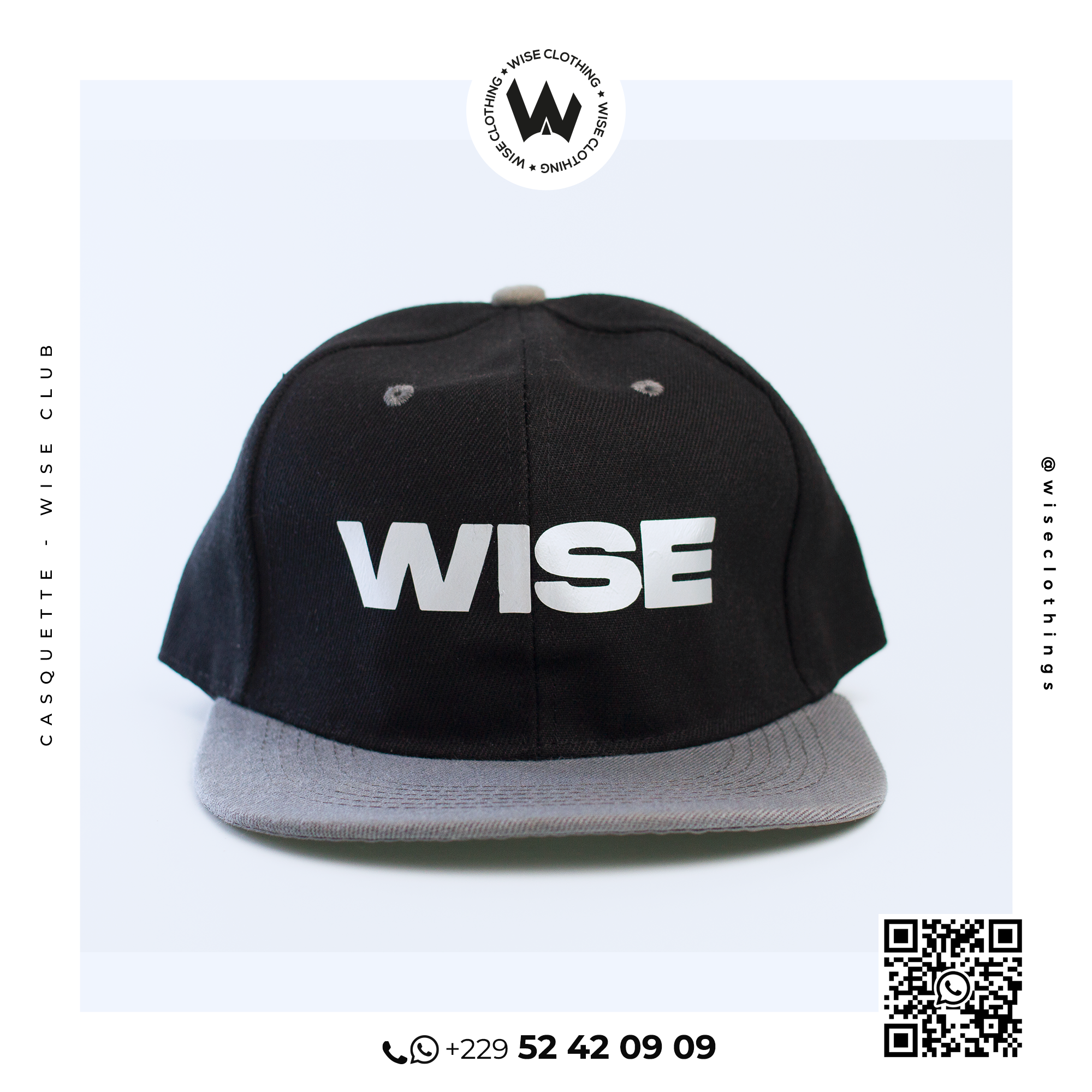 Casquette “WISE CLUB”  Snap 2