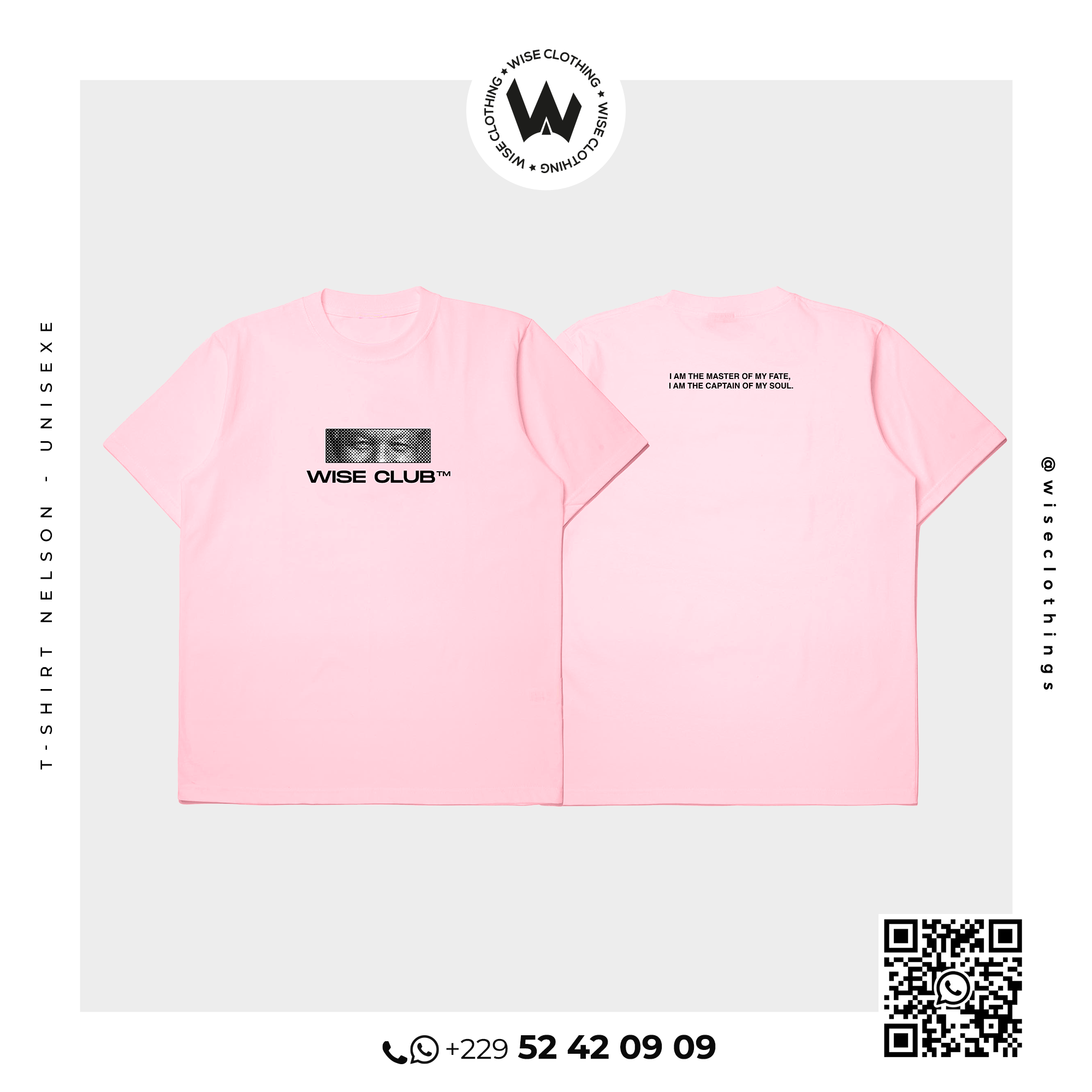 T-shirt unisexe WISE Club – Nelson Mandela