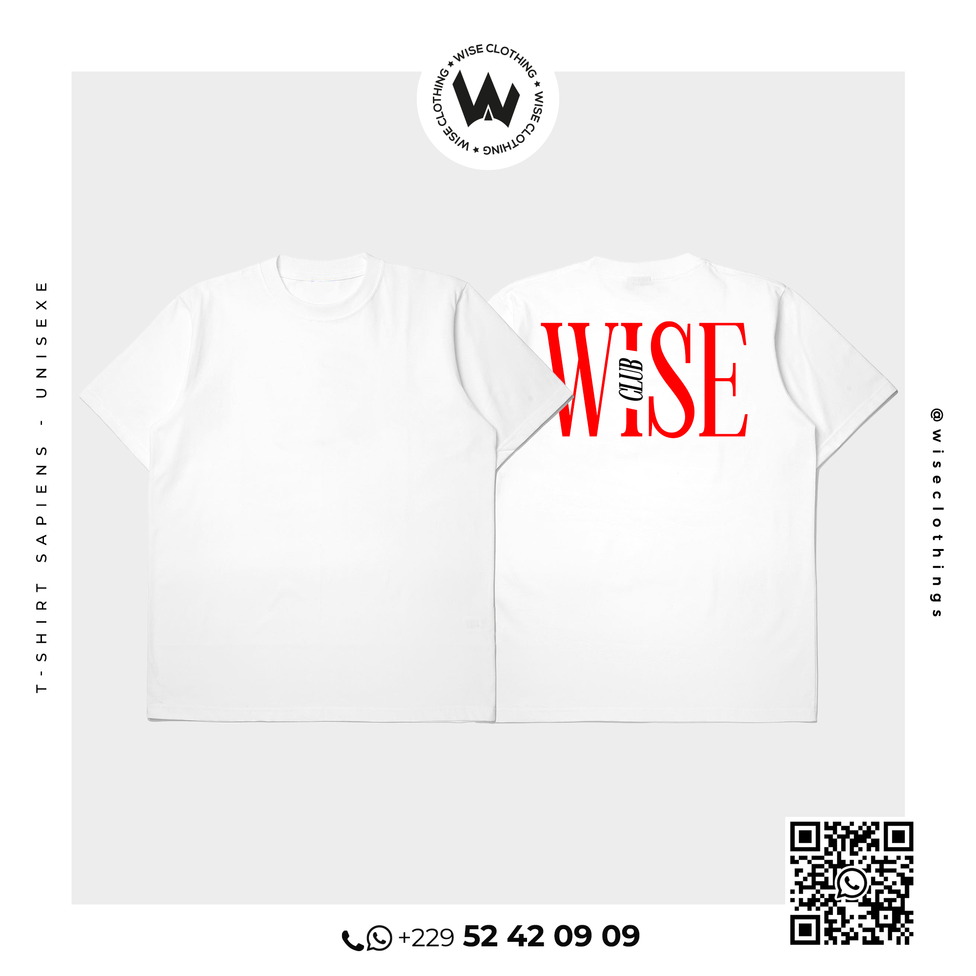 T-shirt unisexe WISE Club – Nelson Mandela